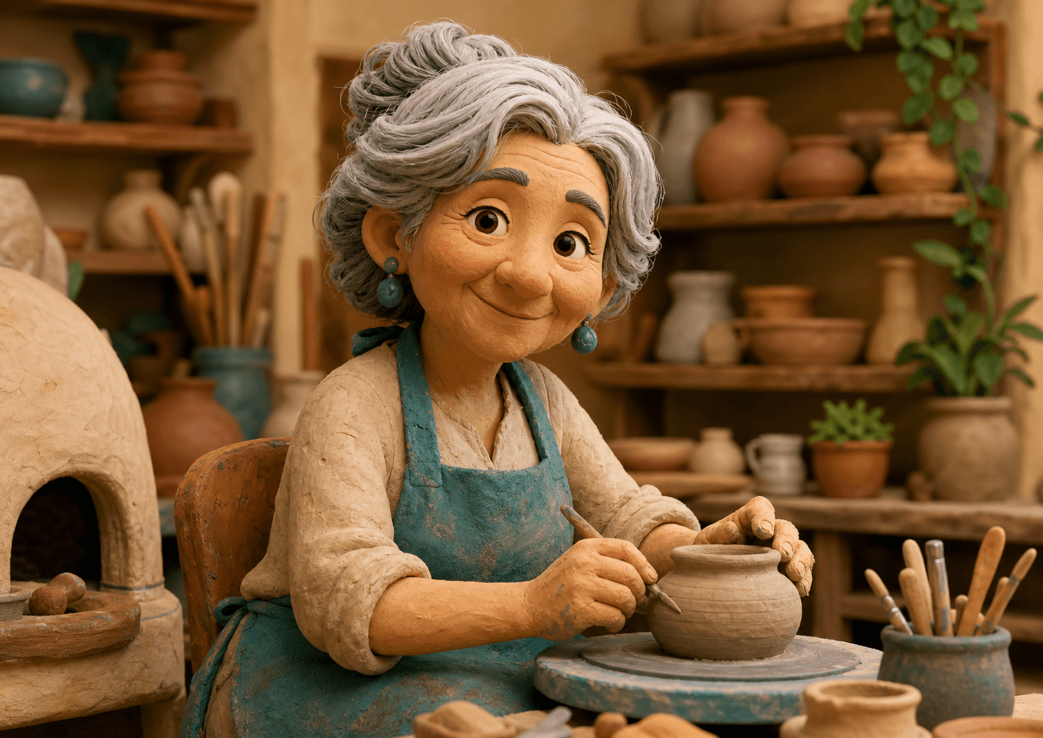 Portraits claymation example